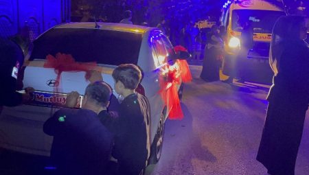 Düğün konvoyunda kaza