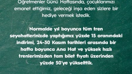 Bakan Uraloğlu duyurdu… Öğretmenlere yüzde 50 indirim!