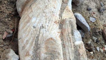Bayraktepe’deki hafriyatta tarihi heykel çıktı!