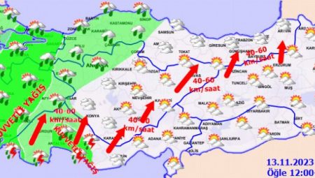 Ege ve Akdeniz’e kuvvetli yağış uyarısı