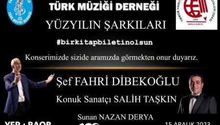 Bursa’da yüzyılın şarkıları kütüphane için söylenecek