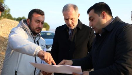 İnegöl Millet Bahçesi’nde yol çalışmaları sürüyor