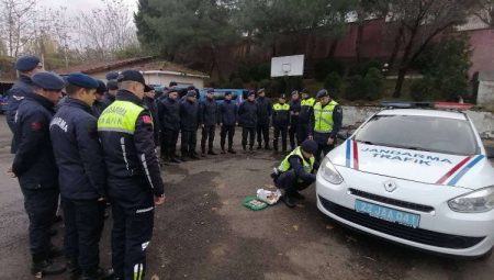 Keşan Jandarması’na ‘trafik tedbirleri’ eğitimi