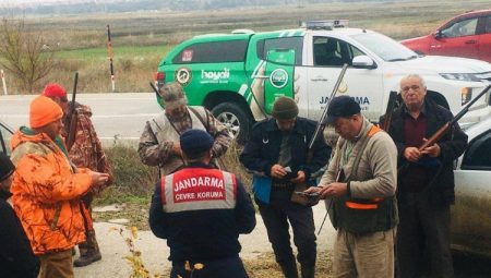 Uzunköprü'de avcılara yönelik denetim