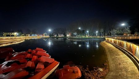Aziz Duran Parkı’nın gece görüntüsü değişti