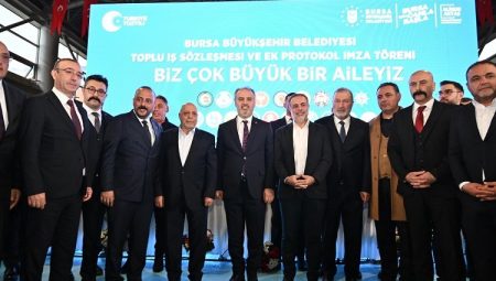 Bursa Büyükşehir Belediyesi’nde toplu sözleşme sevinci