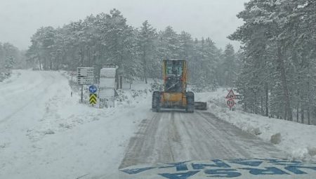 Bursa'da kar mesaisi