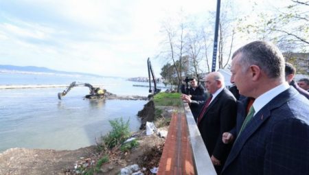 Değirmendere’de çekek yeri şekilleniyor