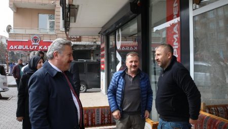 Başkan Palancıoğlu’na  Hunat Mahallesi esnafından yoğun ilgi