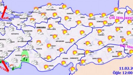 Batıda sağanak, doğuda çığ tehlikesi