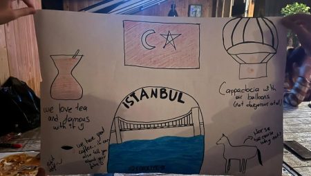 Bursalı liseliler Hollanda’da Türk kültürünü tanıtıyor