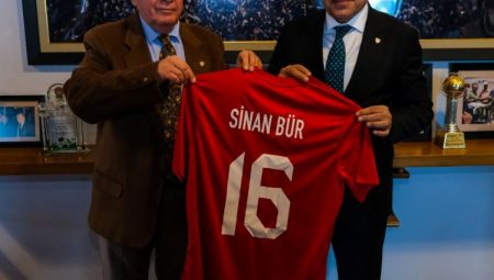 Mehmet Büyükekşi ve İbrahim Burkay’dan Bursaspor’a ziyaret