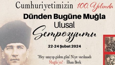 Muğla’da Cumhuriyet’in 100.Yılında Muğla Sempozyumu düzenliyor
