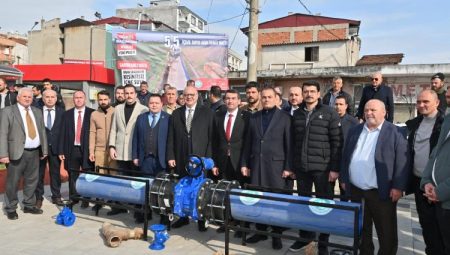 Saruhanlı merkezine daha verimli ve kesintisiz içme suyu