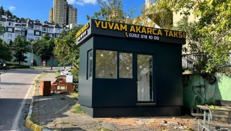 25 taksi yerine prefabrik durak ihalesi
