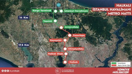 Arnavutköy-Havalimanı metro hattı yarın açılıyor