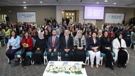   Bursa Teknik Üniversitesinde kadın personel unutulmadı