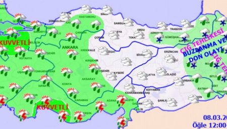 Doğu’ya kar, Marmara’ya kuvvetli yağış uyarısı