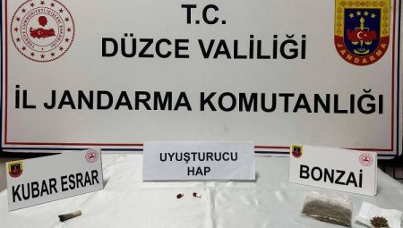 Düzce Jandarması’ndan uyuşturucuya 18 gözaltı