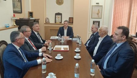 Trakya Üniversitesi heyetinden Burgaz Valisi Vılço Çolakov’a ziyaret