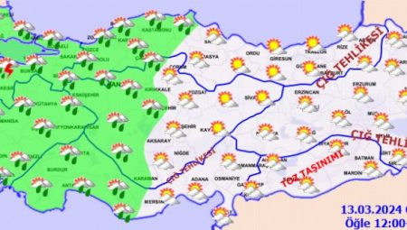 Türkiye’nin bugün yarısı yağışlı!