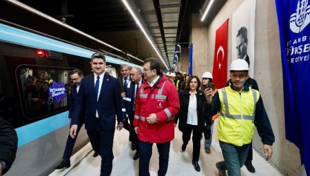 Ümraniye-Ataşehir-Göztepe Metro Hattı’nda test sürüşü