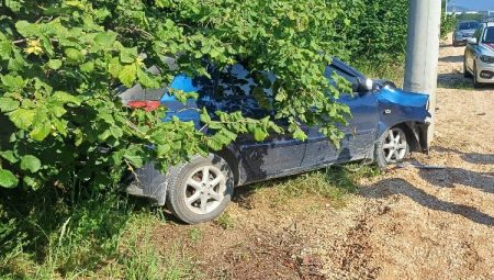 Düzce’de trafik kazası 2 kişi yaralandı
