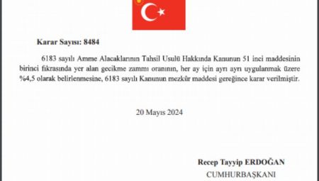 Gecikme zammı ve tecil faizi yükseltildi