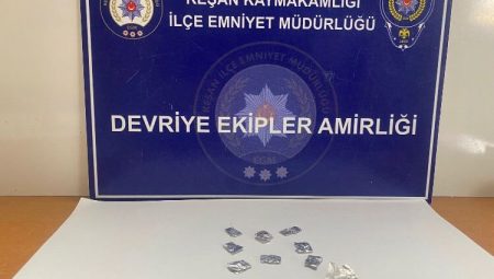 Keşan'da uyuşturucuya 2 gözaltı
