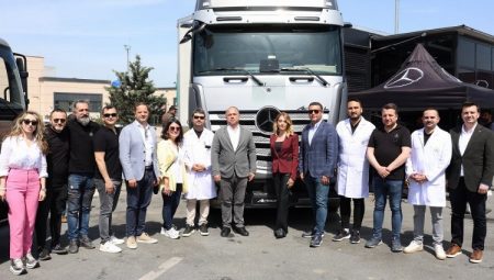 Sağlık Bakım Tırı, kamyon şoförleri için marşa bastı