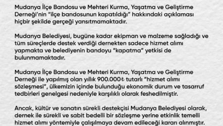 Mudanya’da bando krizi iddiaları asılsız! Kapatma yetkimiz yok!