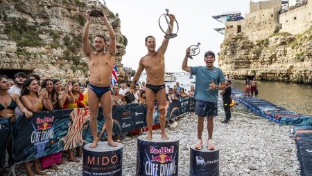 Red Bull Cliff Diving Dünya Serisi’nde İtalya Etabının kazananları belli oldu
