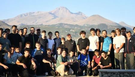 Ali Dağı’nda sabah sporu keyfi