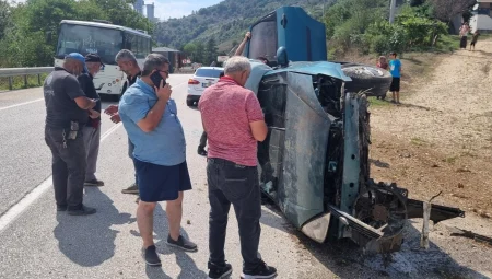 Düzce’de trafik kazası: 3 yaralı