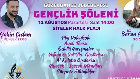 Güzelbahçe’de Gençlik Şöleni başlıyor