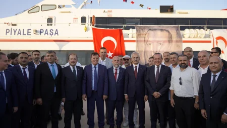 KKTC’ye açılan 5. kapı… En kısa mesafeli deniz rotası