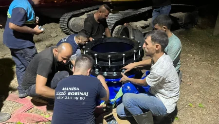 Manisa’da 32 yıllık vanalar değiştirildi