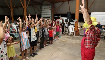 Yeşilovalı çocuklar Yaz Akşamlar etkinliğinde doyasıya eğlendi 