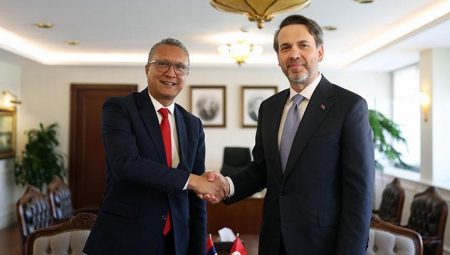 Bakan Bayraktar, Mauritiuslu mevkidaşı Assirvaden ile görüştü