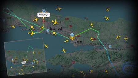 İstanbul’da tesirli olan rüzgar hava trafiğini aksattı