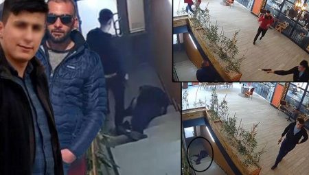 Kafeteryada vahim olay! ‘Yan bakma’ cinayetinin imgeleri ortaya çıktı