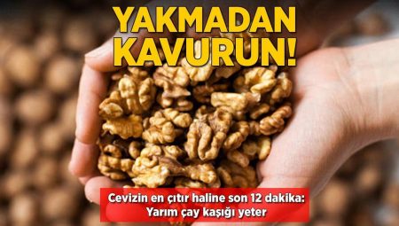 Yakmadan kavurun! Cevizin en çıtır haline son 12 dakika: Yarım çay kaşığı kâfi