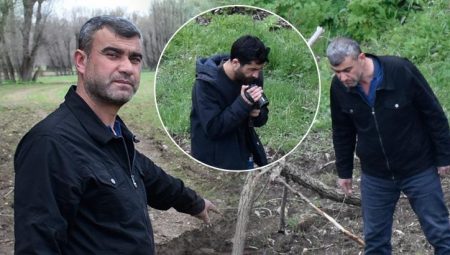 10 gün evvel ekim yaptığı tarlasında ortaya çıktı! Gözlerine inanamadı