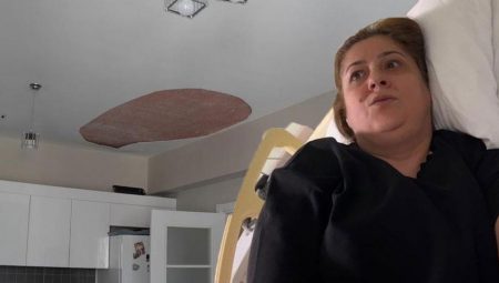 İstanbul’da şoke eden olay! Ütü yapan bayanın başına tavan düştü