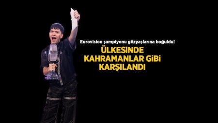 Eurovision 2025 şampiyonu gözyaşlarına boğuldu! Viyana’da kahraman üzere karşılandı