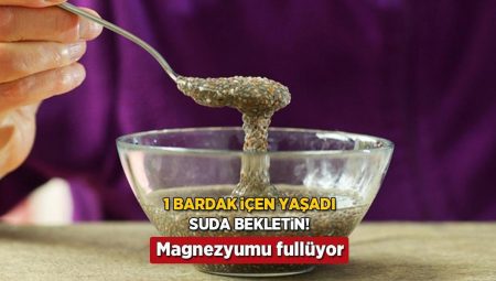 Günde 1 bardak içen yaşadı! Suda bekletince magnezyumu roketliyor, kramplara veda