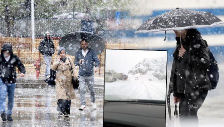 İki kentte mayısın ortasında lapa lapa kar yağdı: Araçlar yolda kaldı