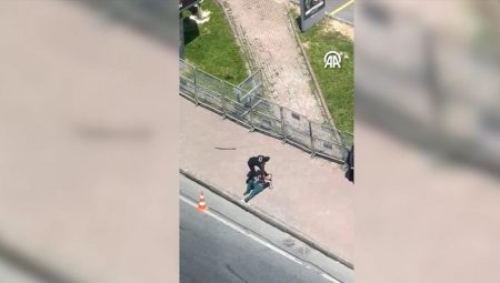 İsrail’in İstanbul Başkonsolosluğu önünde silah sesleri