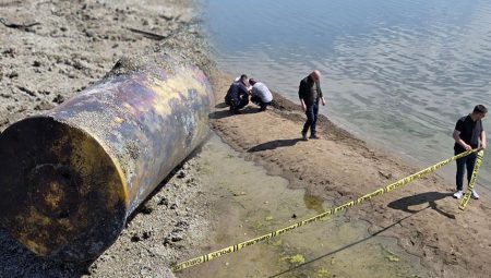 Yer: İznik Gölü! 3 gün ortayla ikinci top mermisi bulundu