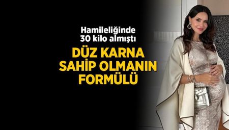 Zeynep Sever Demirel doğumdan sonra düz karna sahip olma formülünü açıkladı! ‘Bu harekete borçluyum’